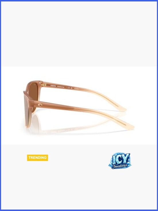 Cat Eye Sunglasses with Gold Mirror Polarized 580G Glass Lenses main image 7